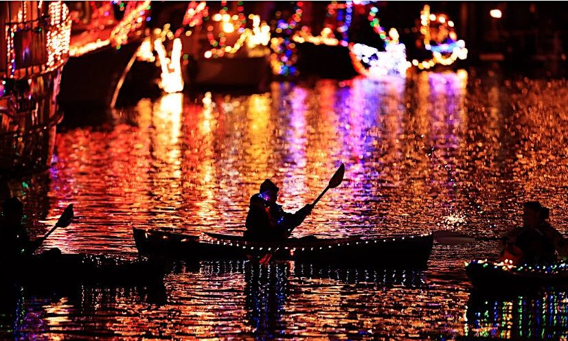 Petaluma's Lighted Boat Parade
