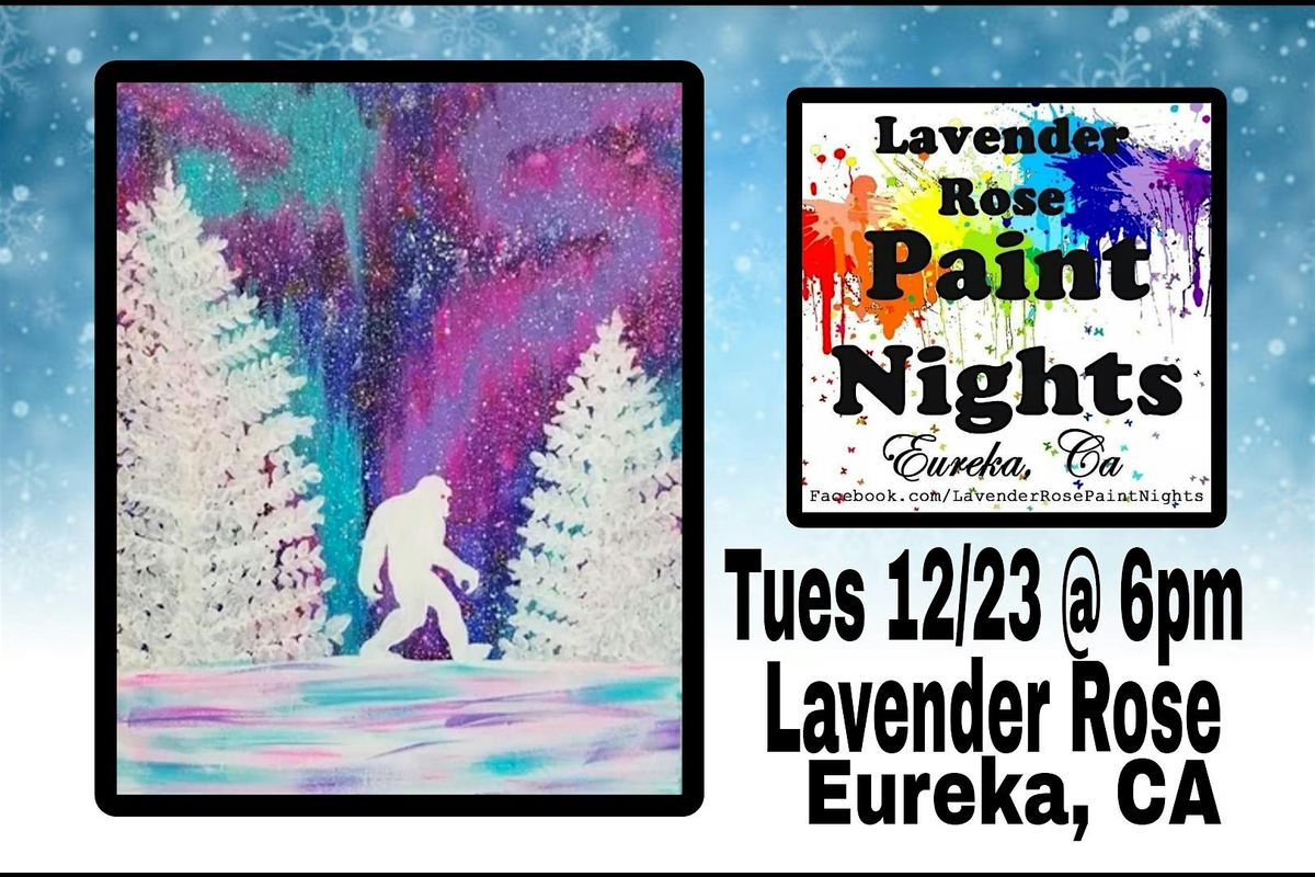Northern Lights Paint Night at Lavender Rose in Eureka