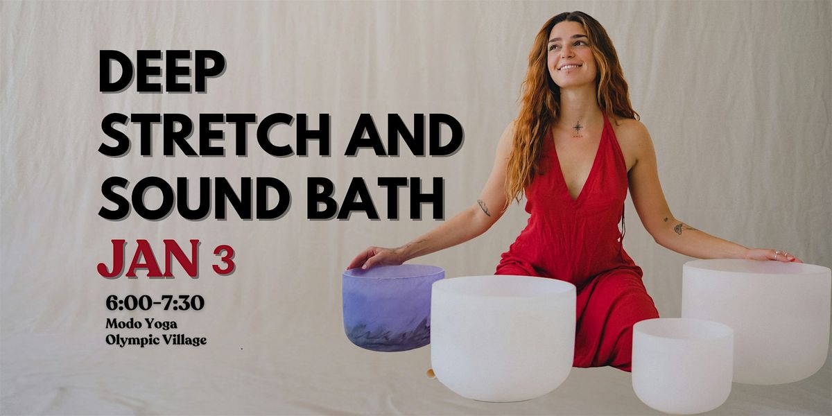 Deep Stretch and Relaxing Sound Bath In A Warm Studio (1.5 Hours)