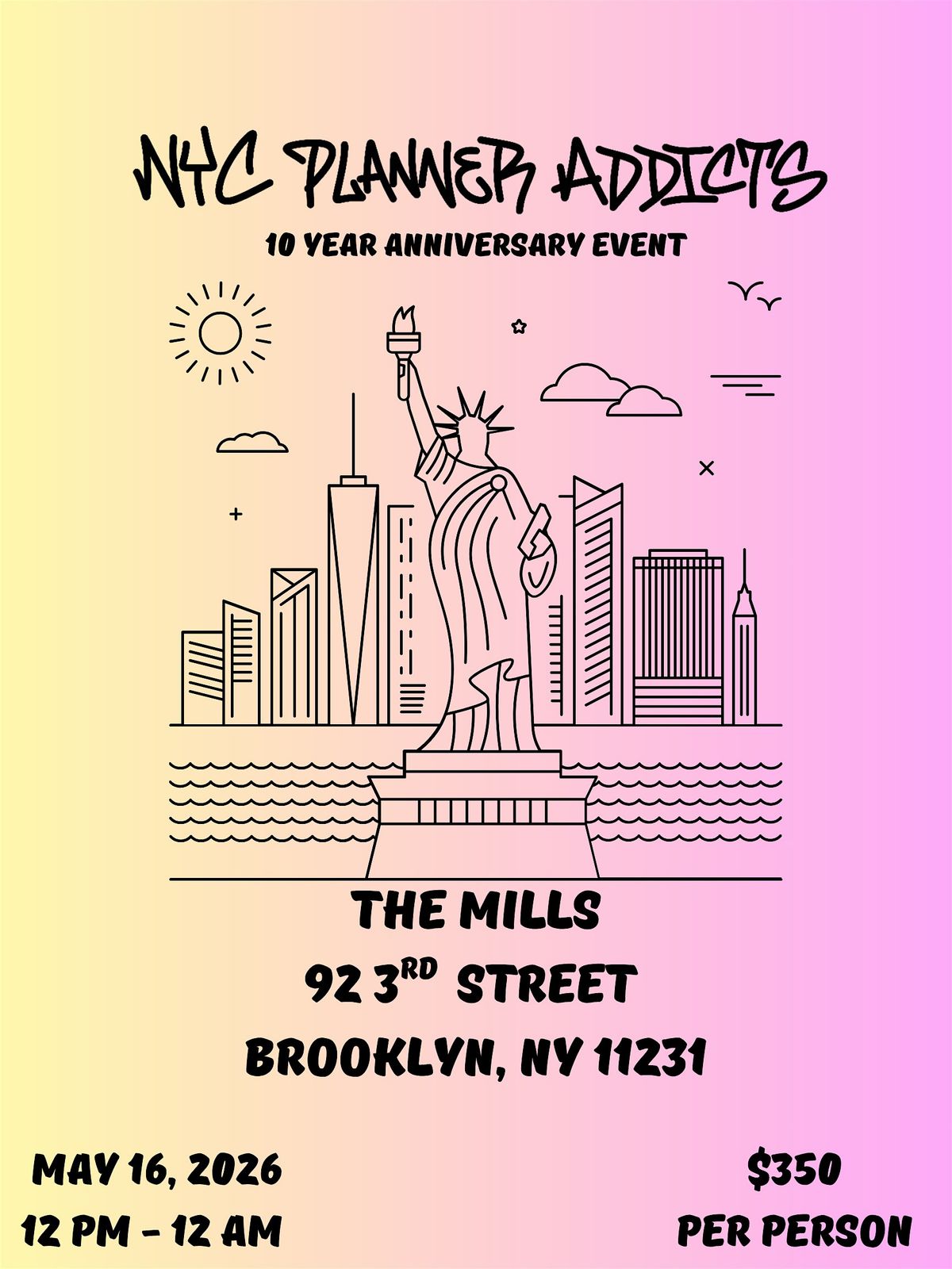 NYC Planner Addict's Creative Weekend Experience