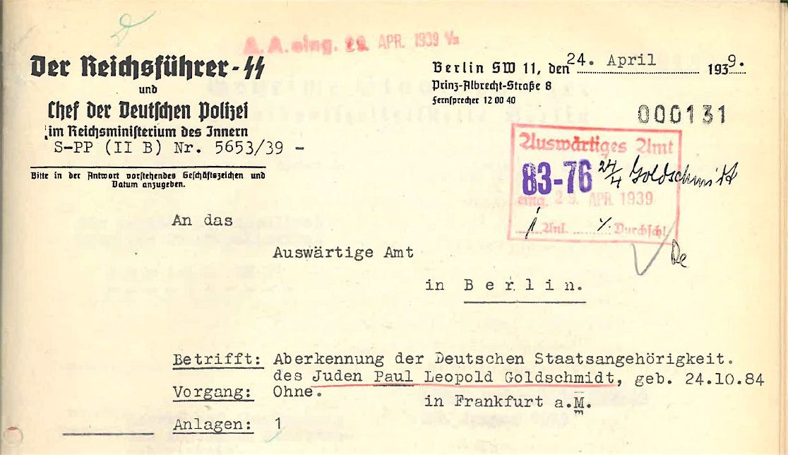 Unwelcome Returns? (Re-)Naturalisation Rights of German Jews & Descendants