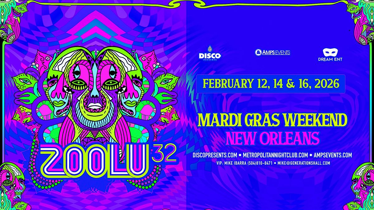ZOOLU 32 - MARDI GRAS NEW ORLEANS