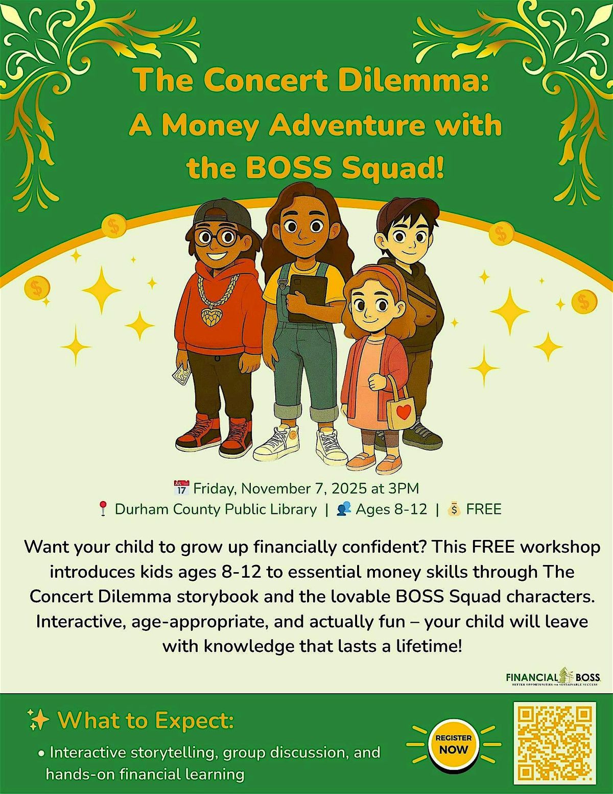 The Concert Dilemma: A Money Adventure with the BOSS Squad