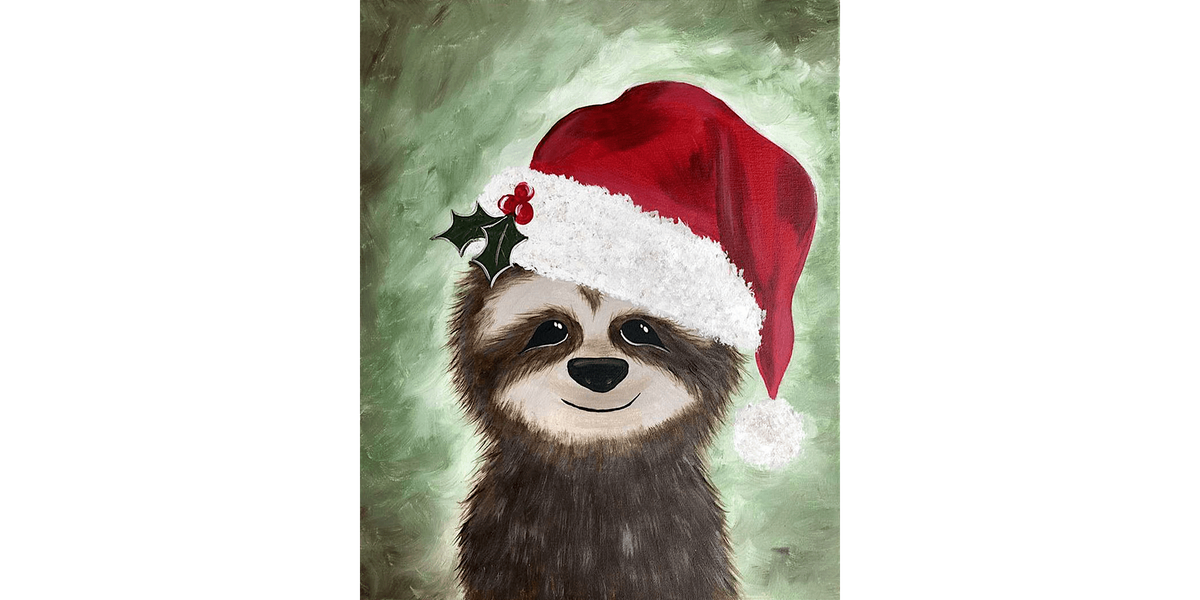 Holiday Sloth - Paint and Sip in Fishkill | Classpop!\u2122