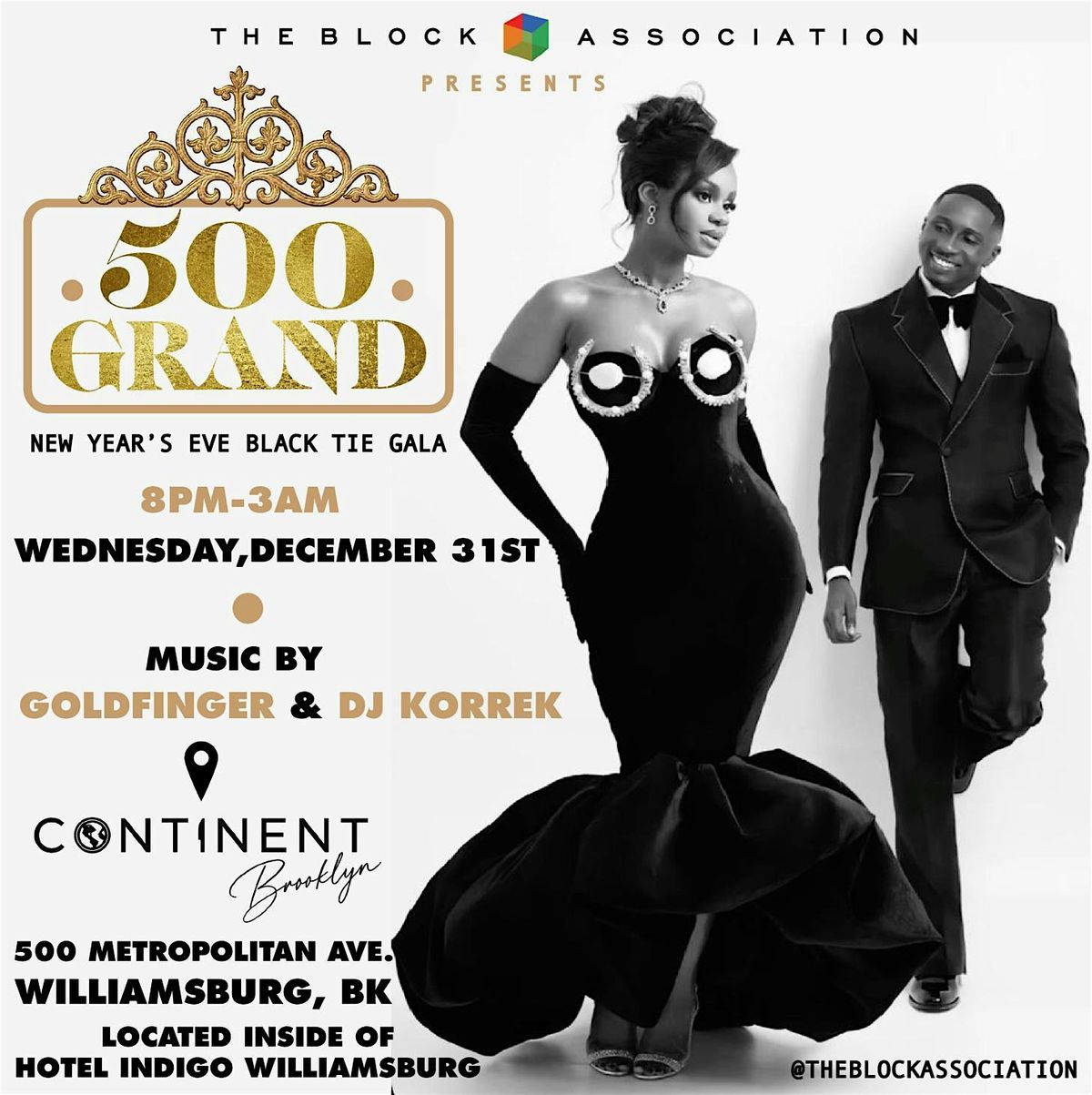 500 GRAND - NYE BLACK TIE GALA