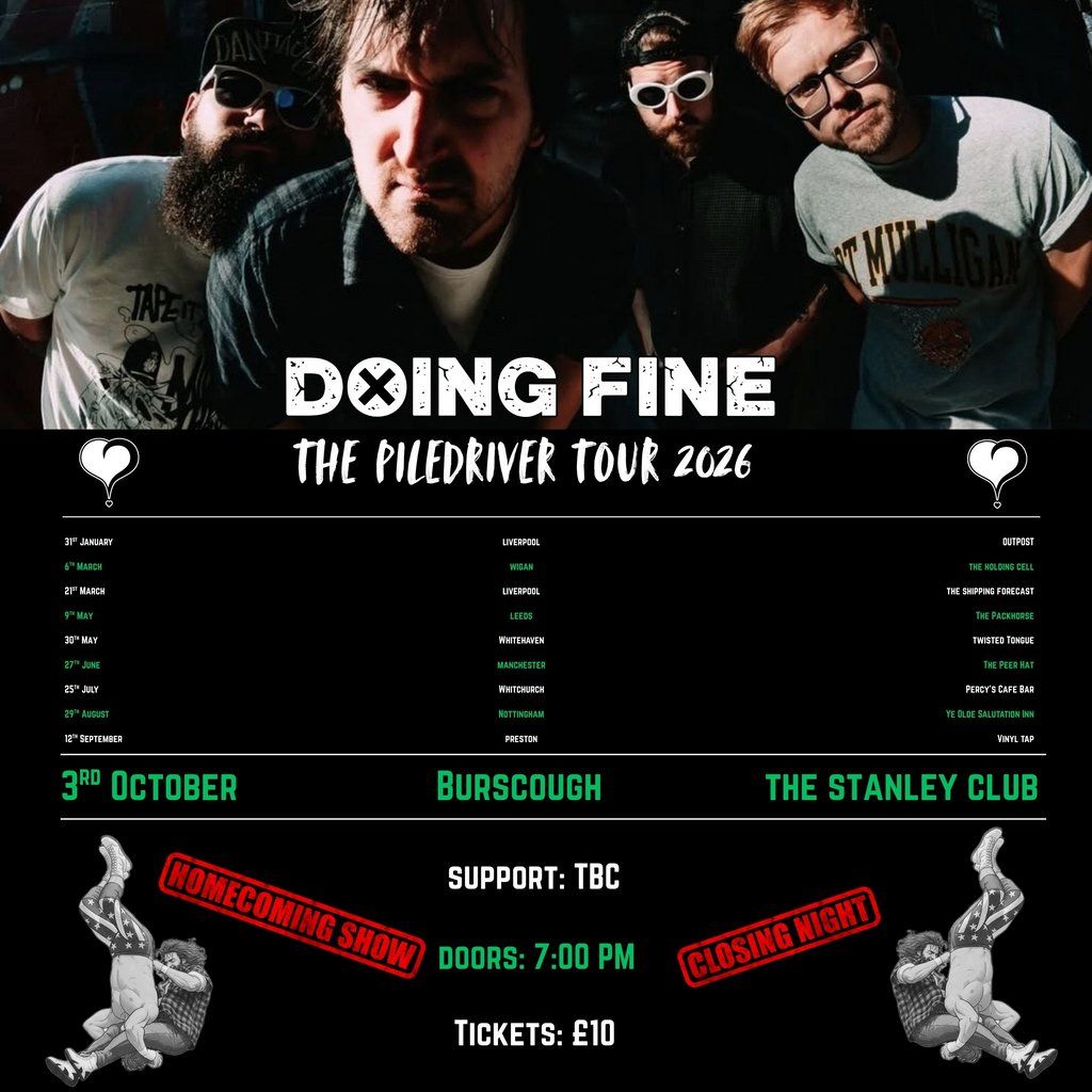 Doing Fine @ The Stanley Club (Piledriver Tour Homecoming Show)