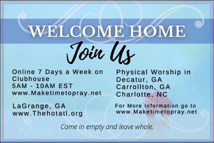 Make Time To Pray - Charlotte Worship at Bette Rae Thomas Recreation ...