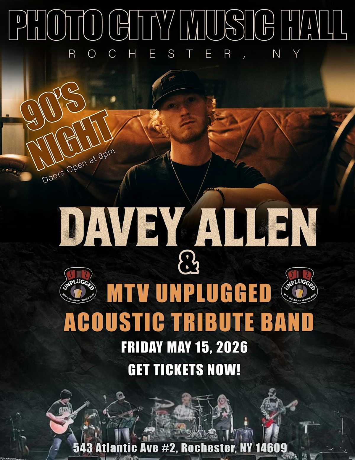 90's Night - w\/ Davey Allen & Unplugged : MTV Tribute Band