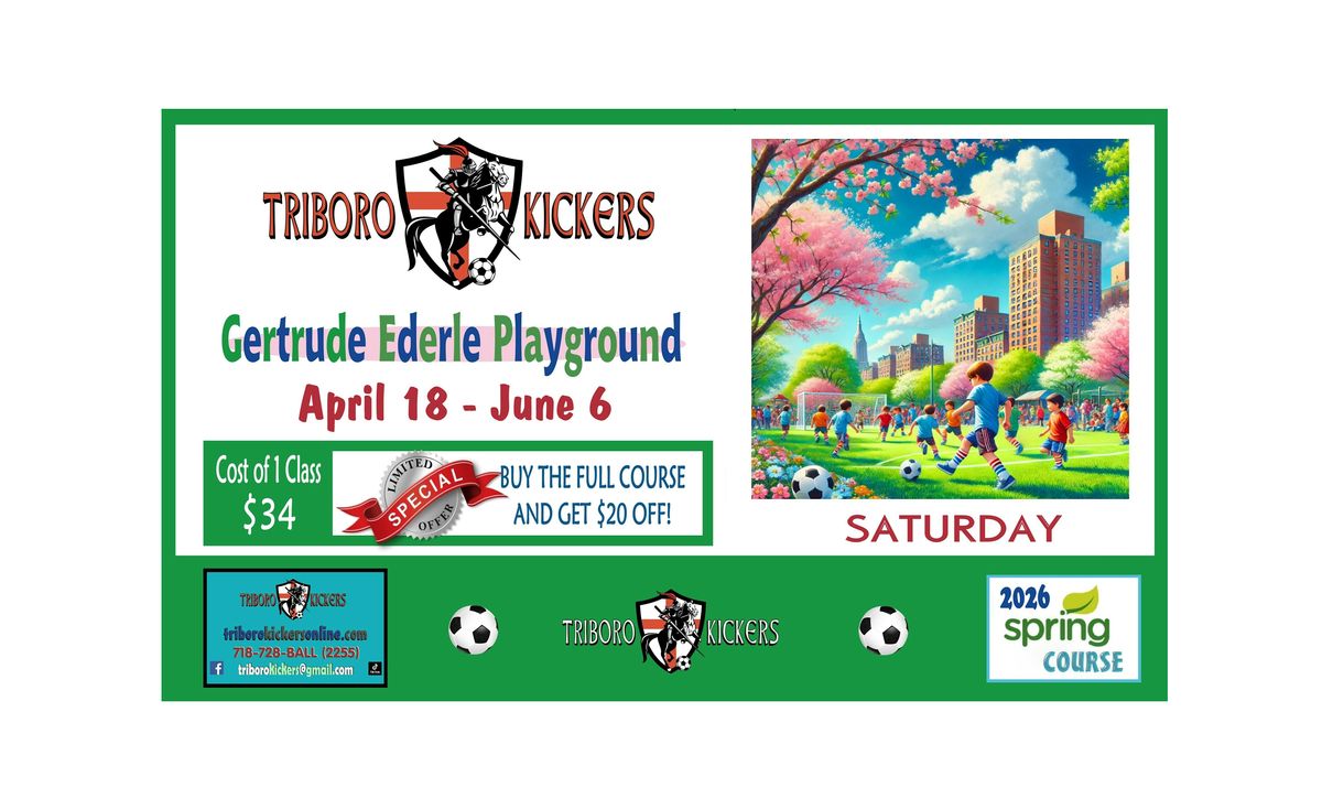 TRIBORO KICKERS \u2013 Soccer Classes for kids at Gertrude Ederle Playground