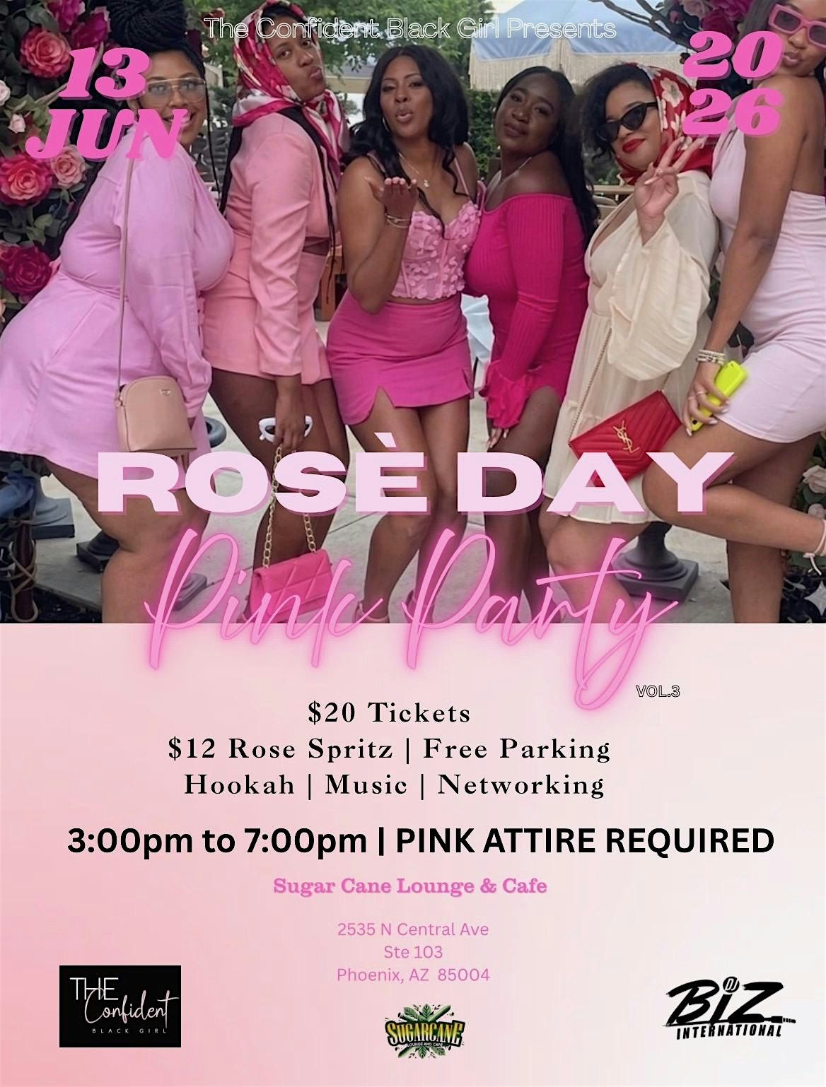 Pink Party Ros\u00e9 Day Day Party Phoenix June 13
