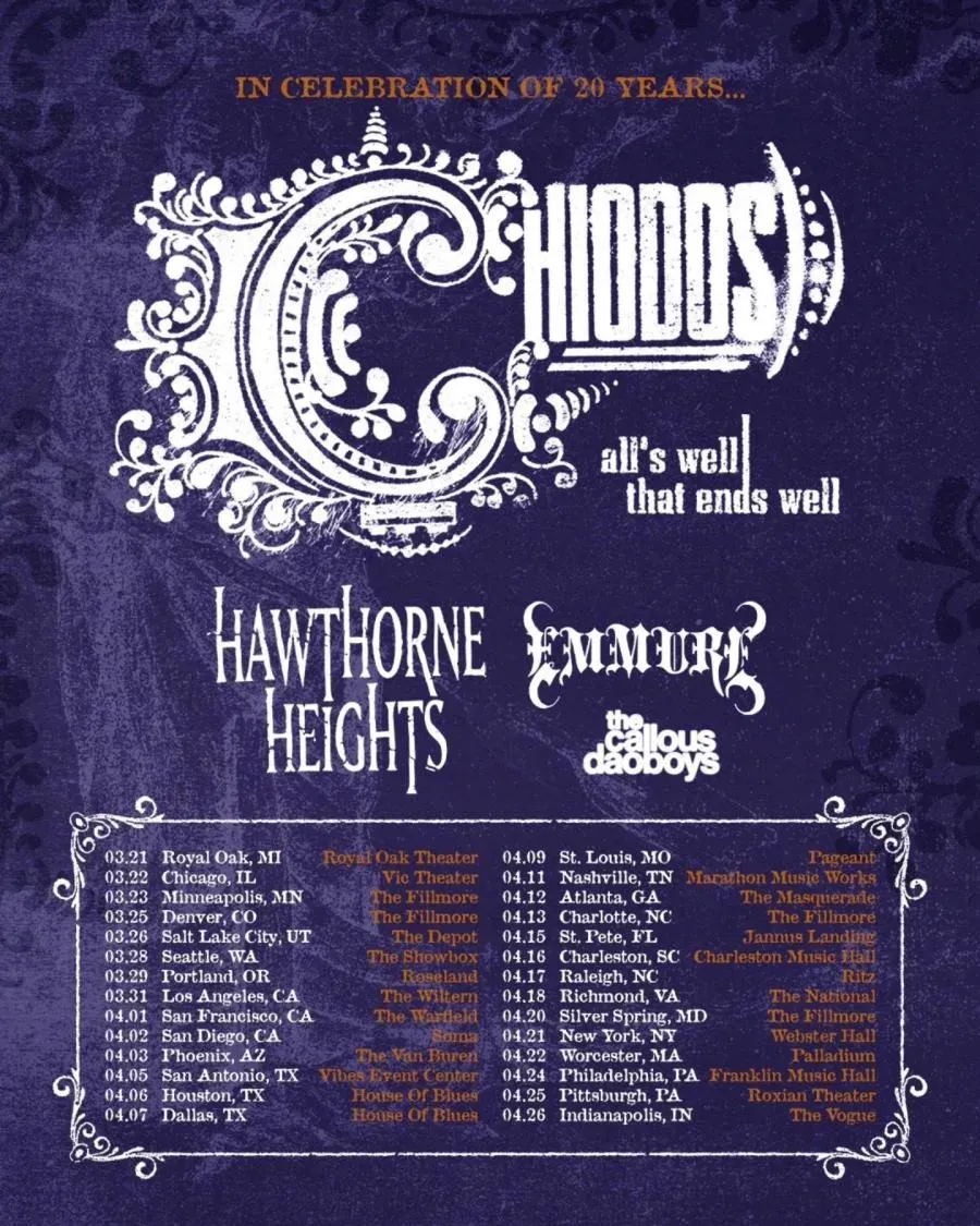Chiodos at Orange Peel