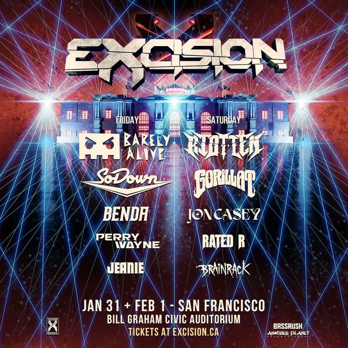 Excision - Saturday at 713 Music Hall