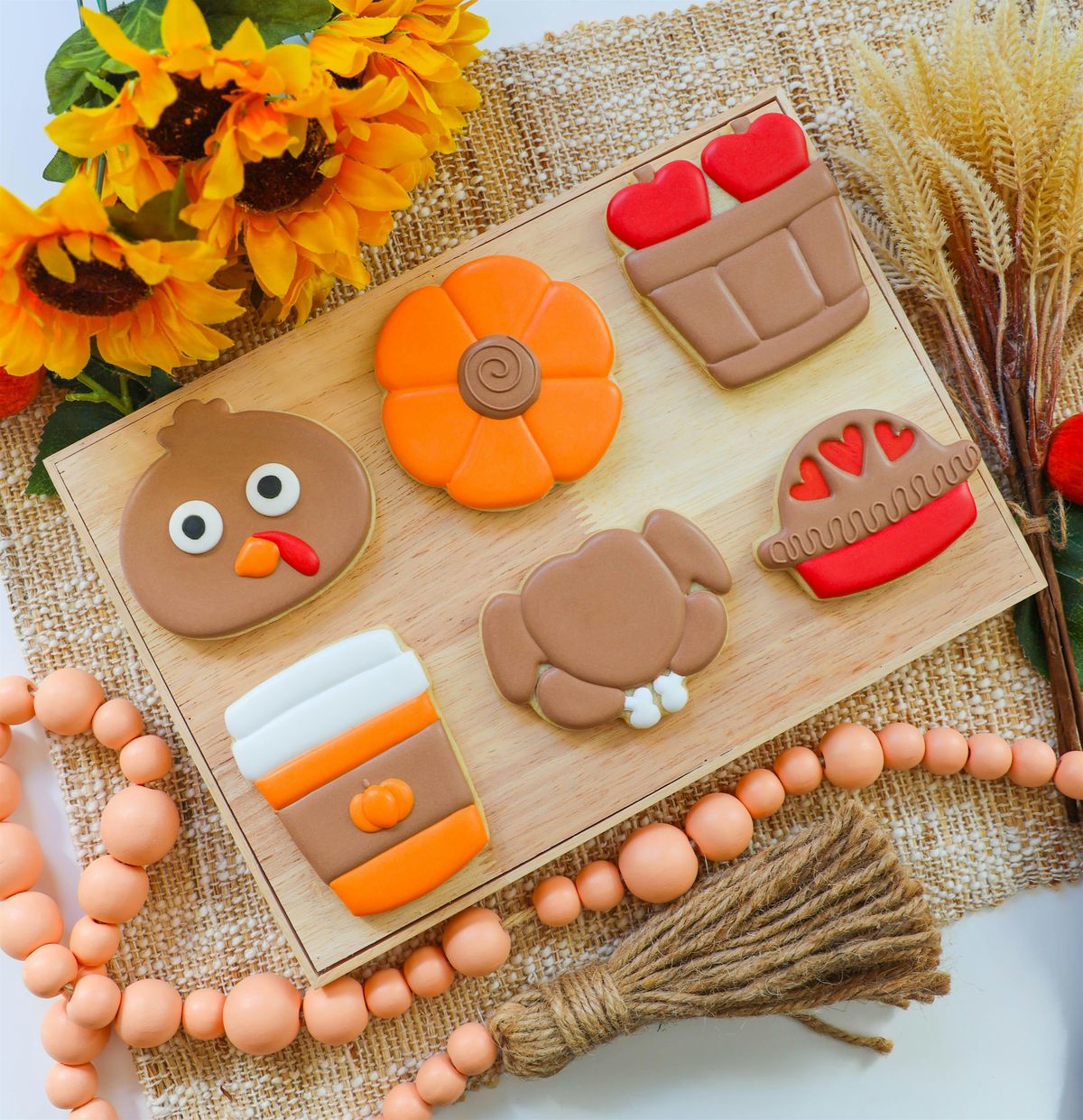 "Sweet Feast" Thanksgiving Sugar Cookie Decorating Class!