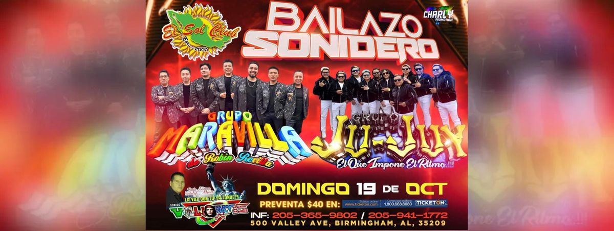 BAILAZO SONIDERO CON GRUPO MARAVILLA Y MAS