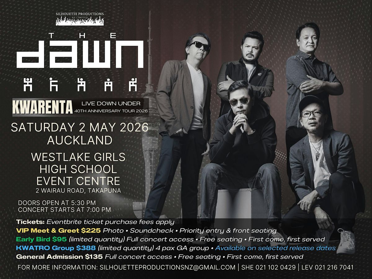 The Dawn: KWARENTA Live in Auckland 2026