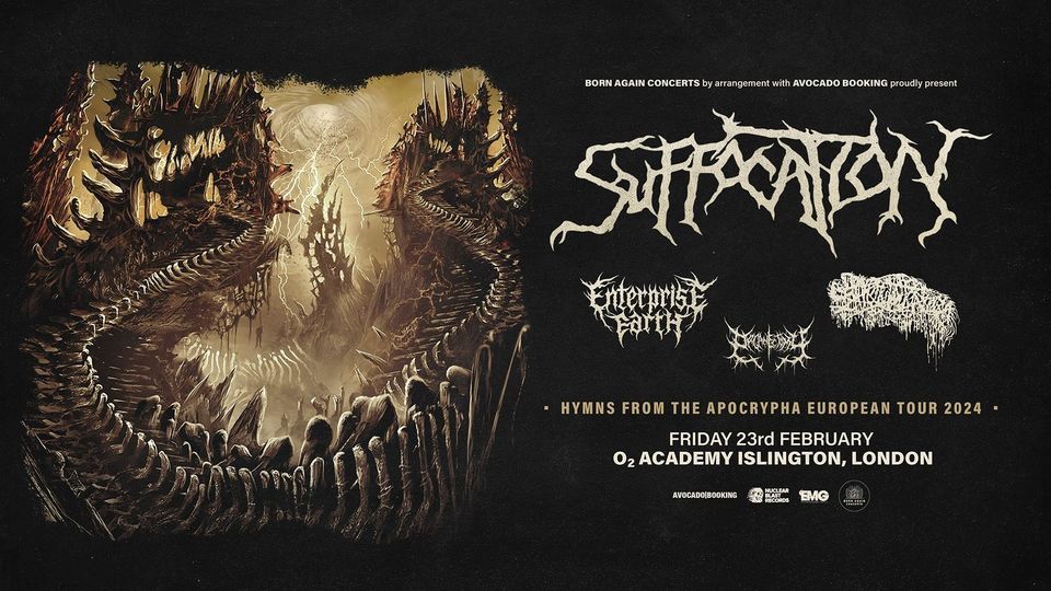 SUFFOCATION at O2 Academy Islington - London | O2 Academy Islington ...