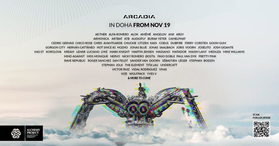 Arcadia Electronic Music Festival Ras Bu Fontas Metro Station, Doha