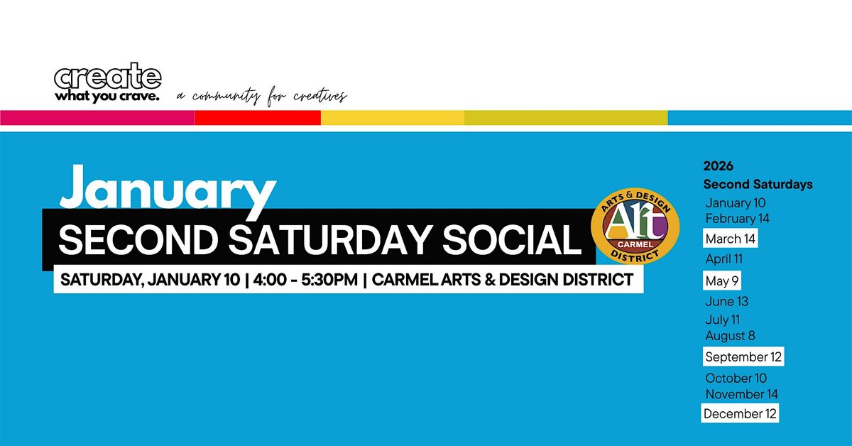 January  Second Saturday Social - Creative Meetup