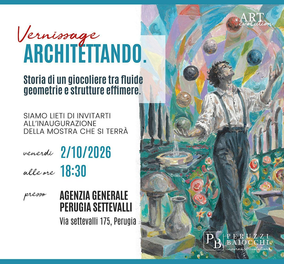 Art Evolution | Architettando - Rudy Trapassi at Ag. Generali PERUGIA ...