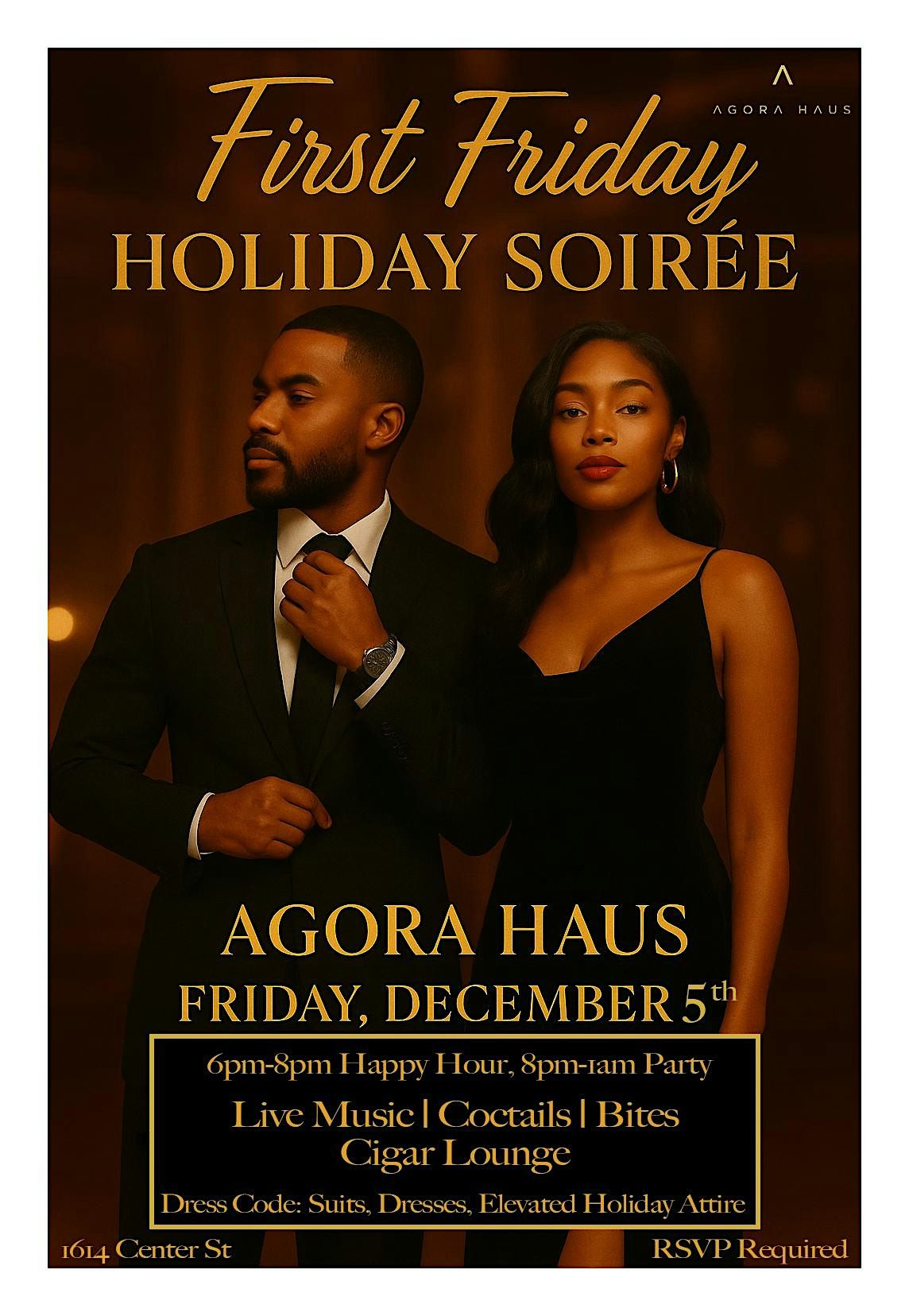 First Friday: December Holiday Soir\u00e9e