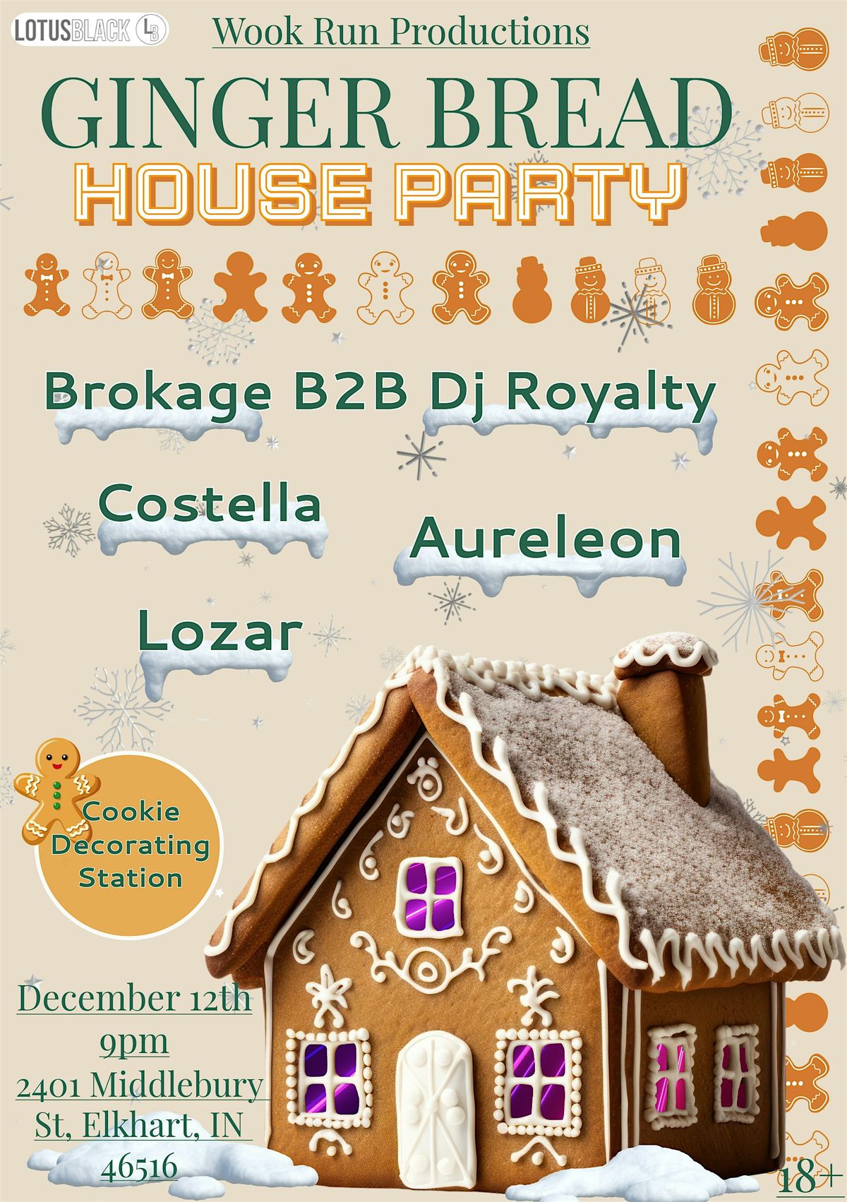 Gingerbread House party