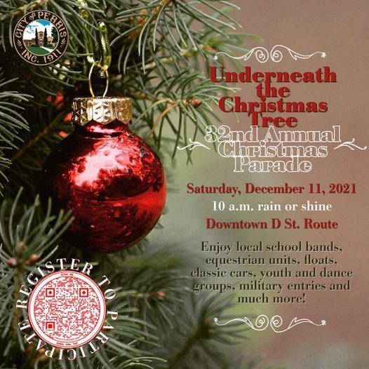 Perris Christmas Parade 2022 32Nd Annual Christmas Parade | Perris City Hall | December 11, 2021