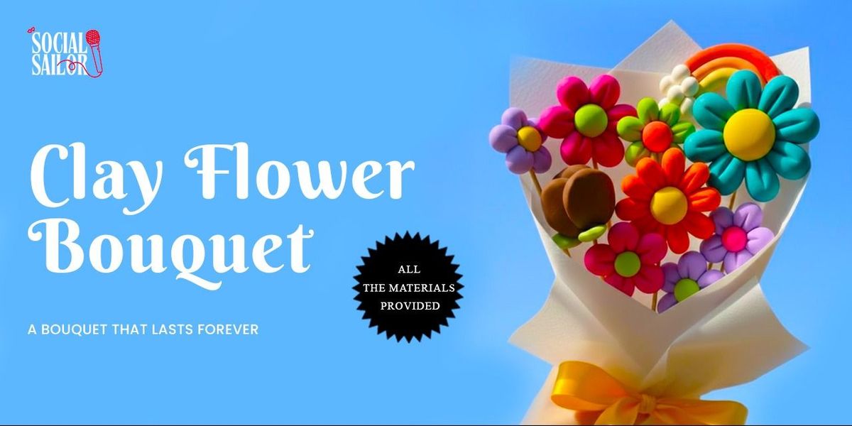 Clay Flower Bouquet - Delhi NCR
