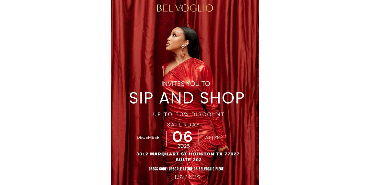 Sip and Shop With Belvoglio