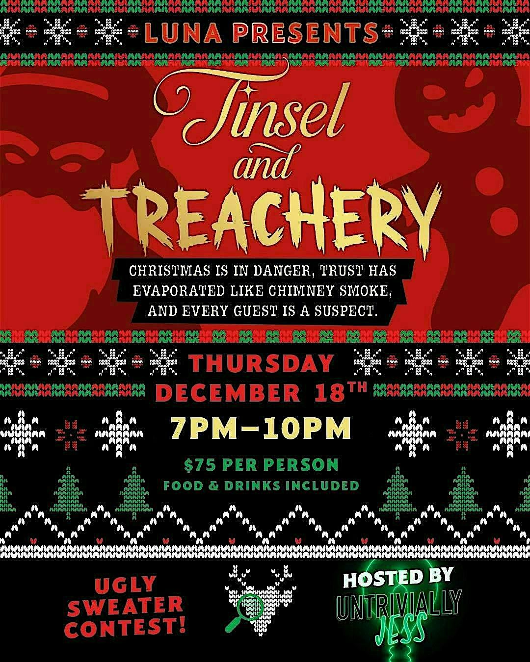 Tinsel & Treachery - A Holiday M**der Mystery