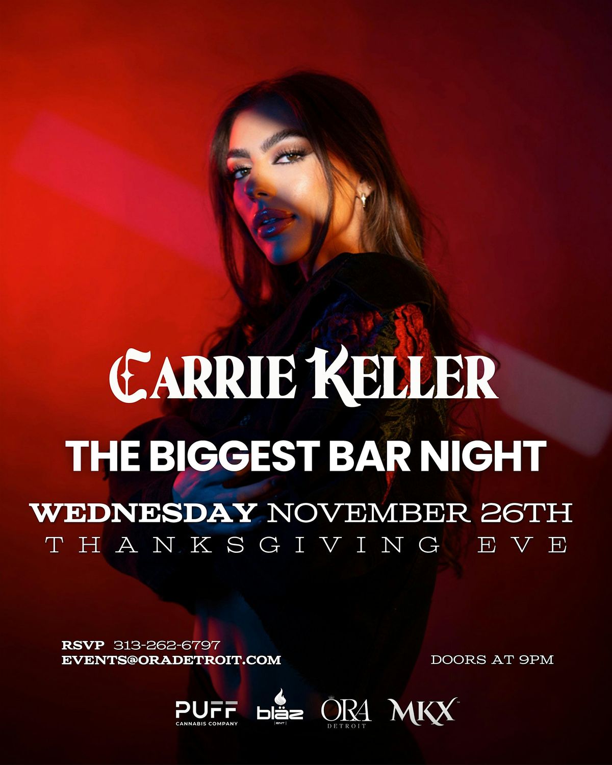 Bl\u00e4z Presents Carrie Keller: Biggest Bar Night