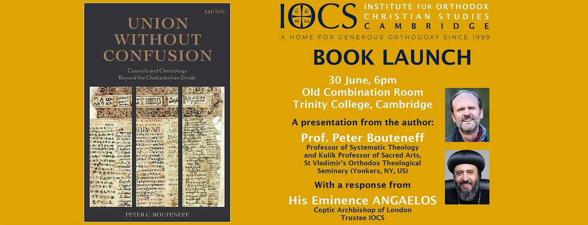 BOOK LAUNCH: Peter Bouteneff's "Union without confusion"
