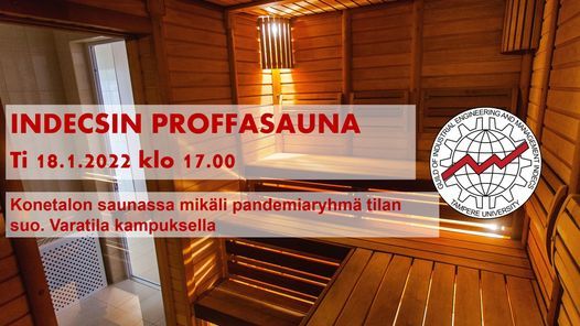 Indecsin Proffasauna / Indecs Professor Sauna | Tampere University,  Hervannan Kampus | January 18, 2022