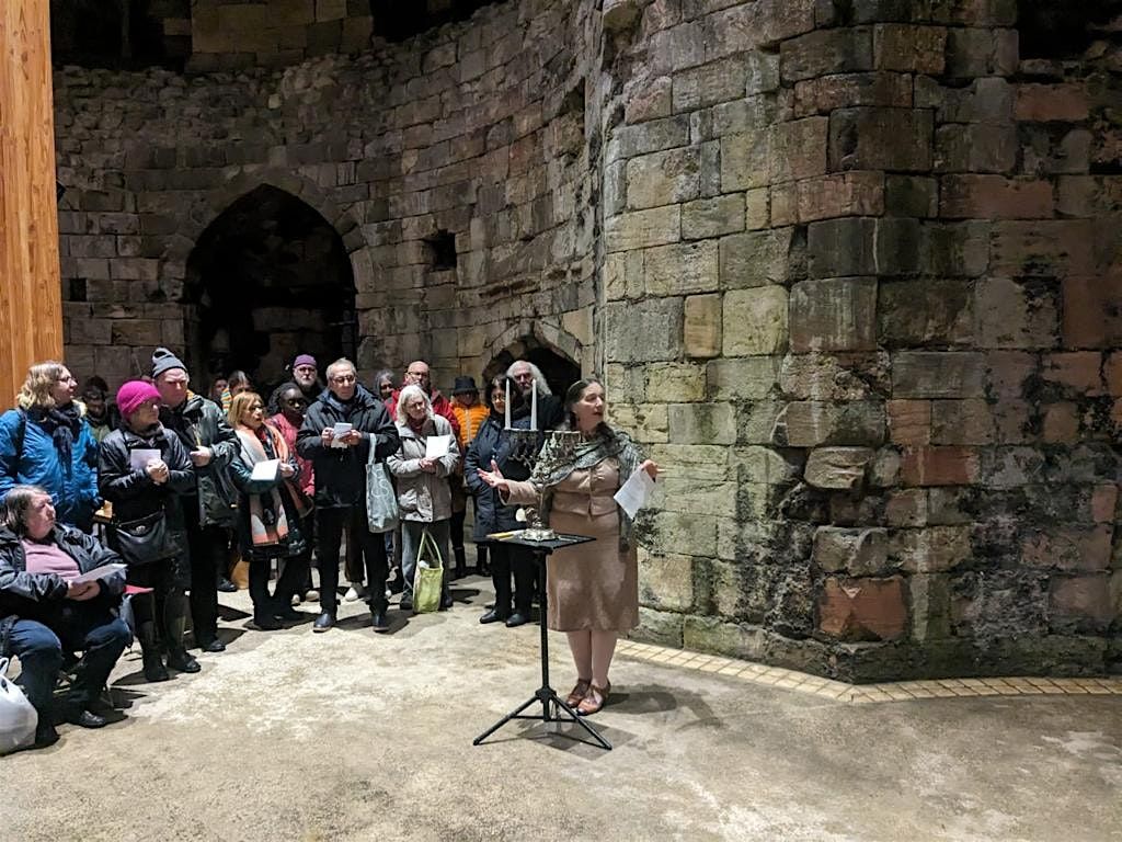 YLJC Chanukah Lighting at Clifford's Tower