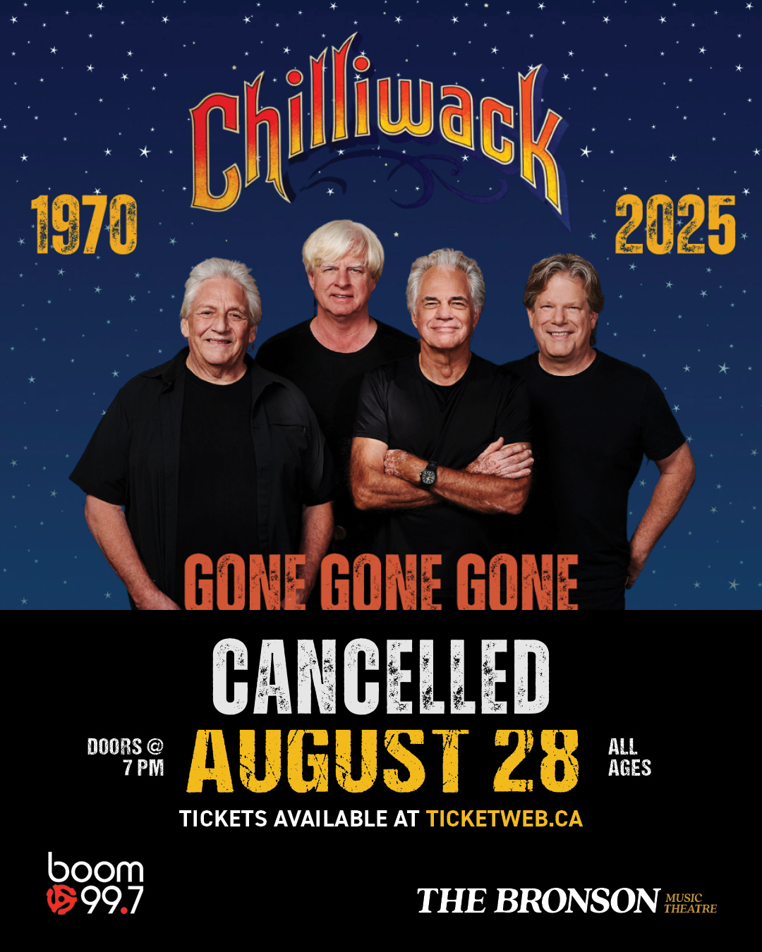 Chilliwack at Molson Canadian Centre at Casino New Brunswick