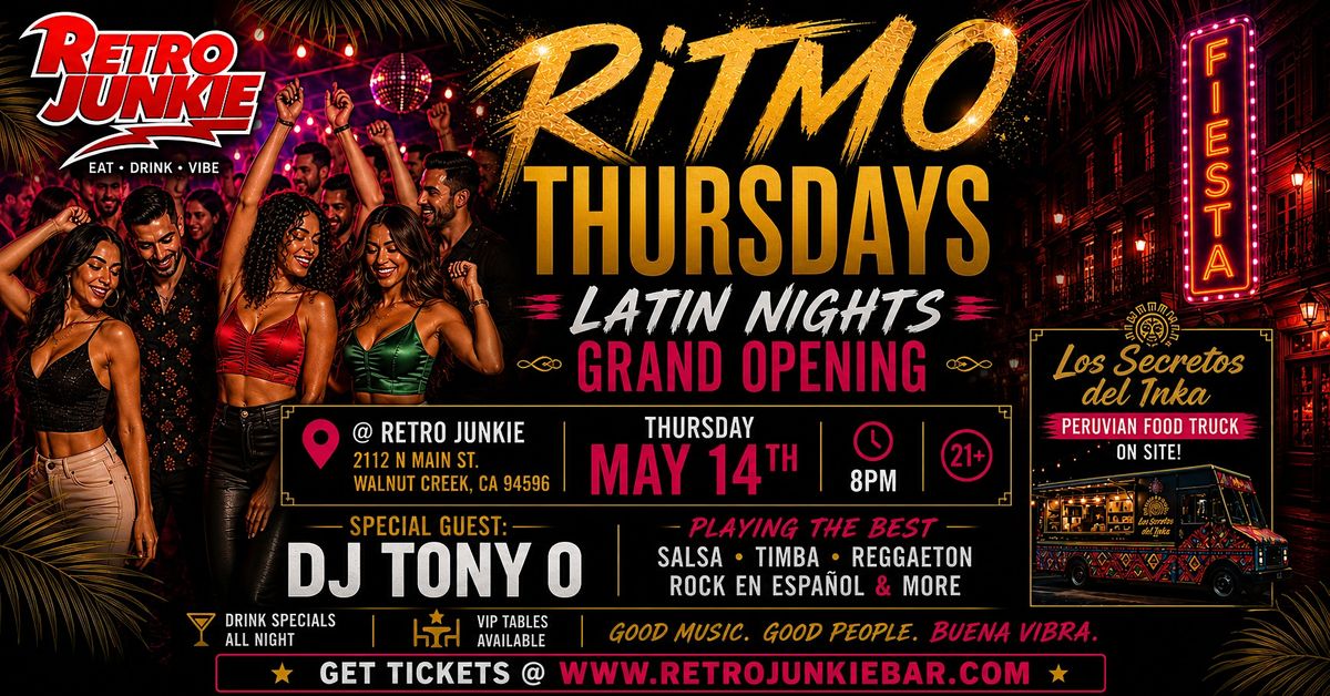 RITMO THURSDAYS! Latin Night w\/ LIVE DJ, Food Truck & MORE!