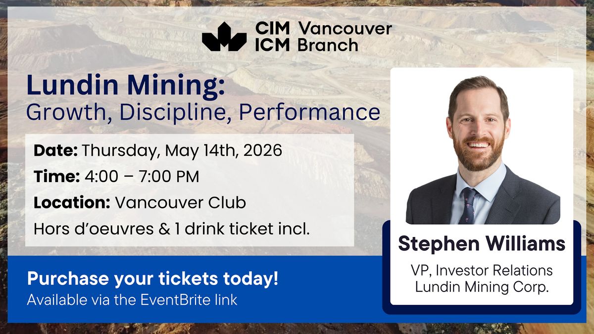 CIM Vancouver May 2026 Mingler Event