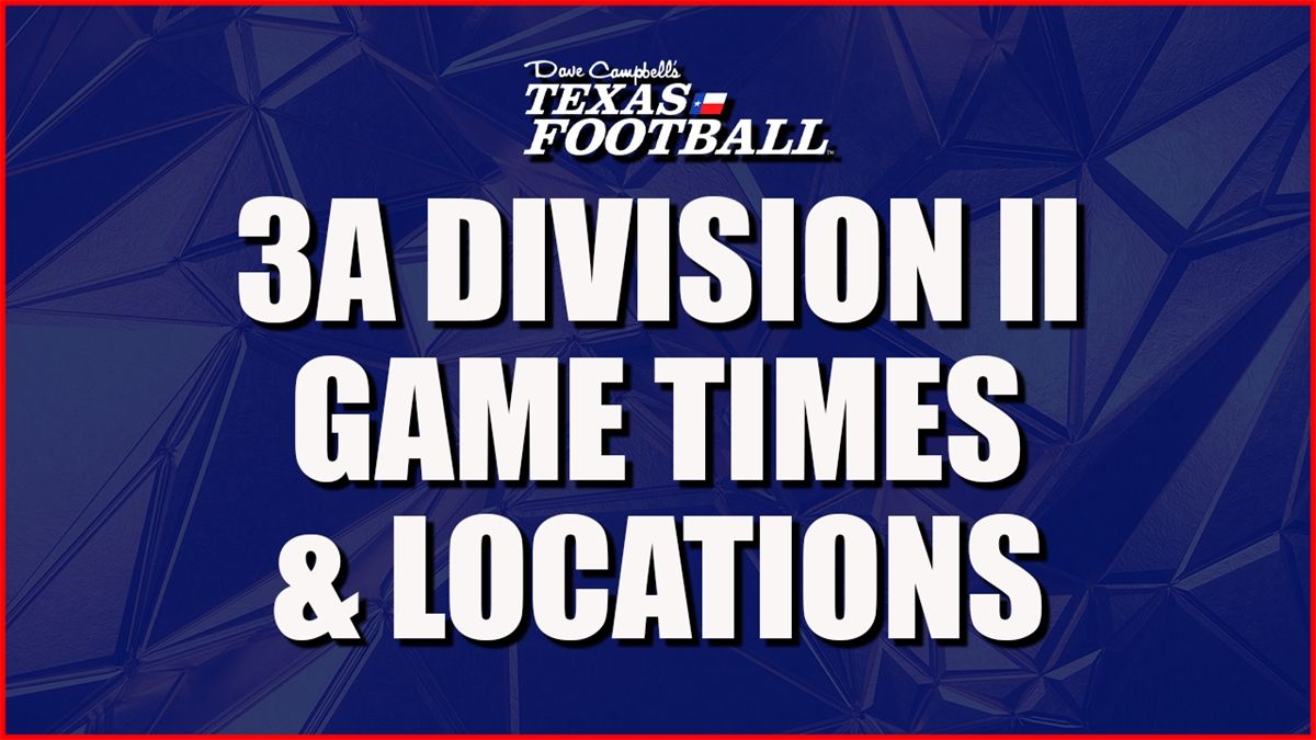 UIL Football State Championships - 2A DII, 3A DI, 3A DII at AT&T Stadium