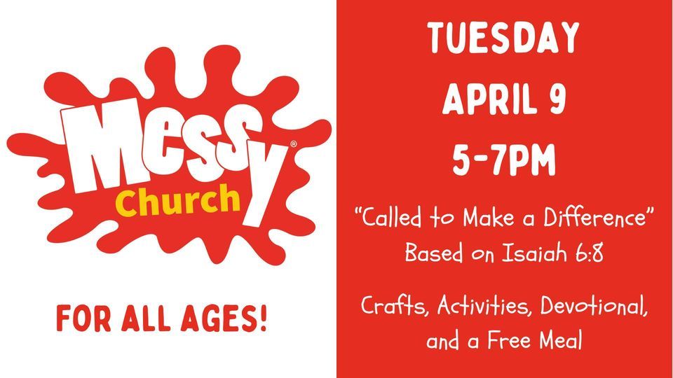 Messy Church Milwood United Methodist Church (Kalamazoo) April 9, 2024