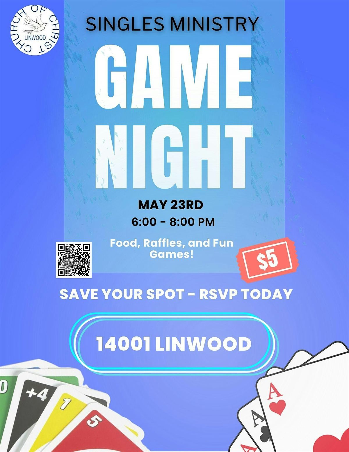 Singles Ministry Game Night