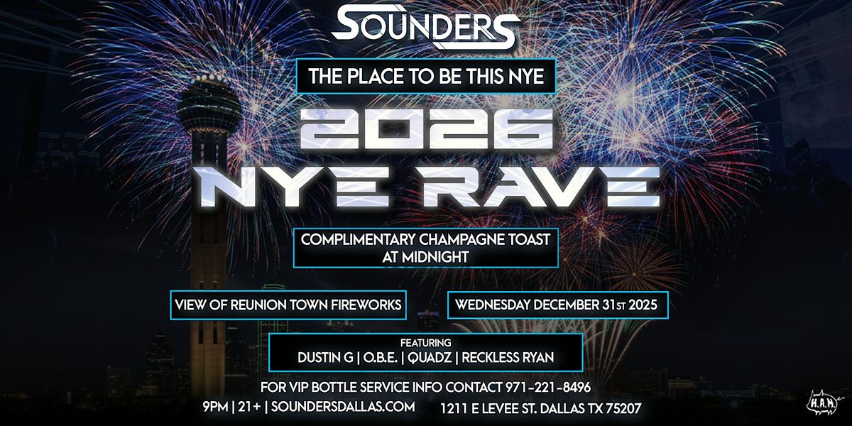 NEW YEARS EVE RAVE 12\/31 - DALLAS, TX