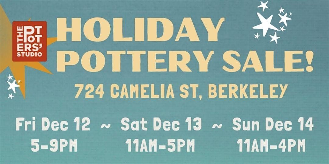 The Potters' Studio Holiday Sale + Market: Dec. 12-14