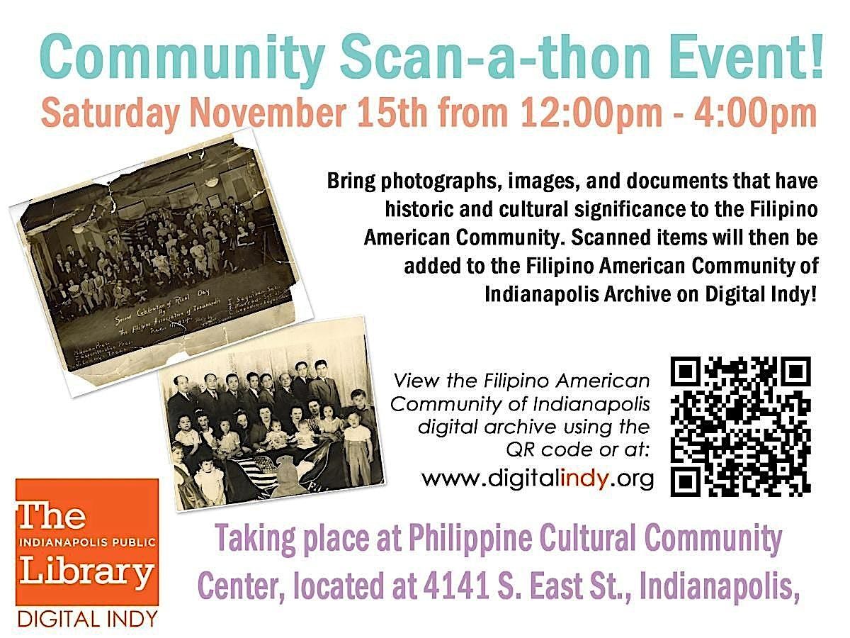 Community Scan-a-thon Event at the Philippine Cultural Community Center