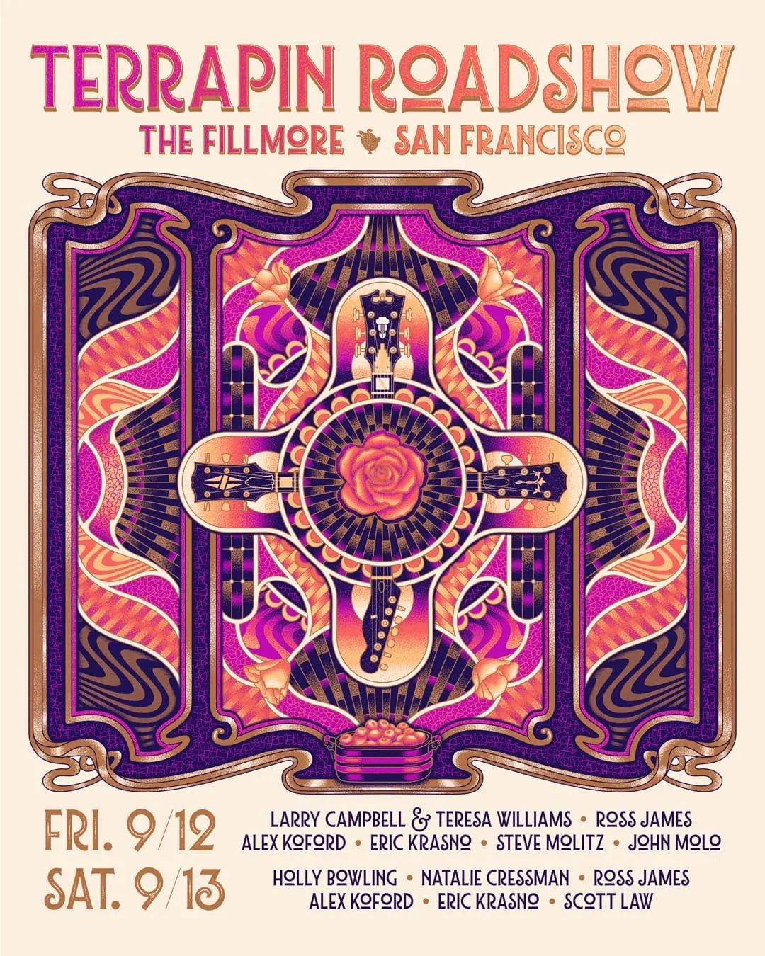 Terrapin Roadshow - Larry Campbell and Teresa Williams at Fillmore San Francisco