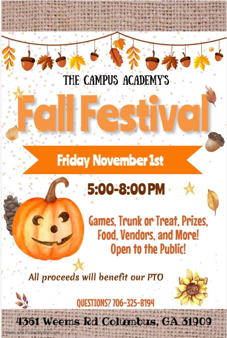 Fall Festival 4361 Weems Rd, Columbus, GA, United States,