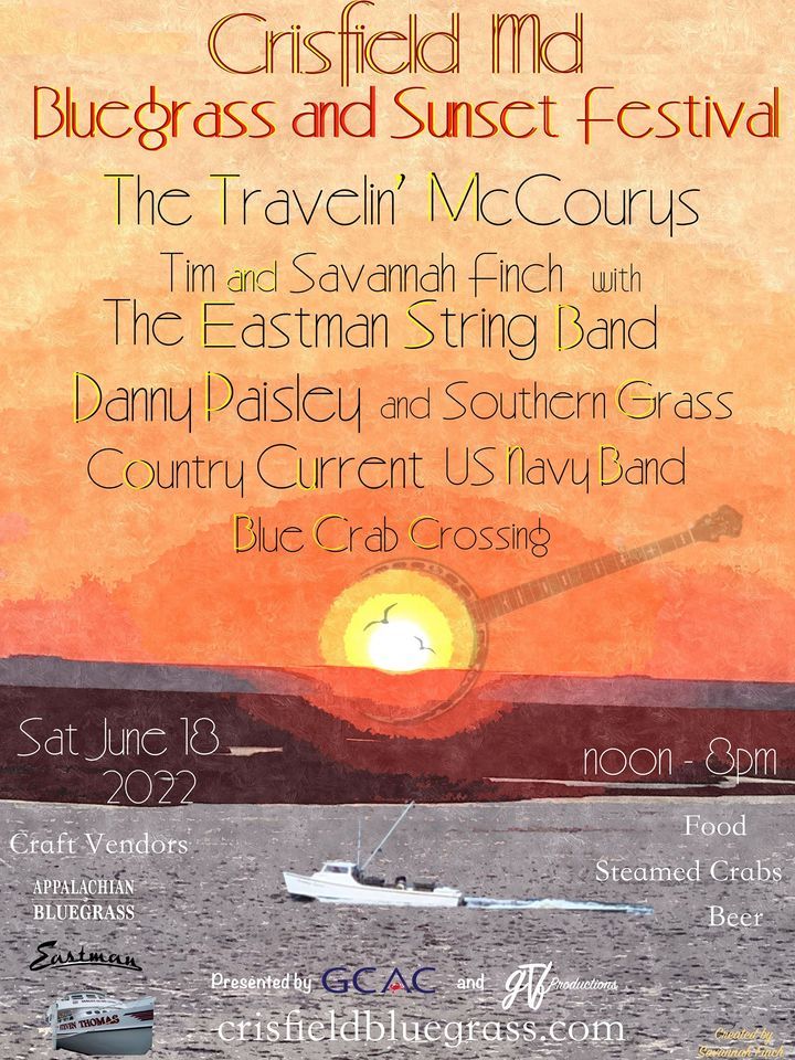 Crisfield MD. Bluegrass and Sunset Festival Crisfield City Dock