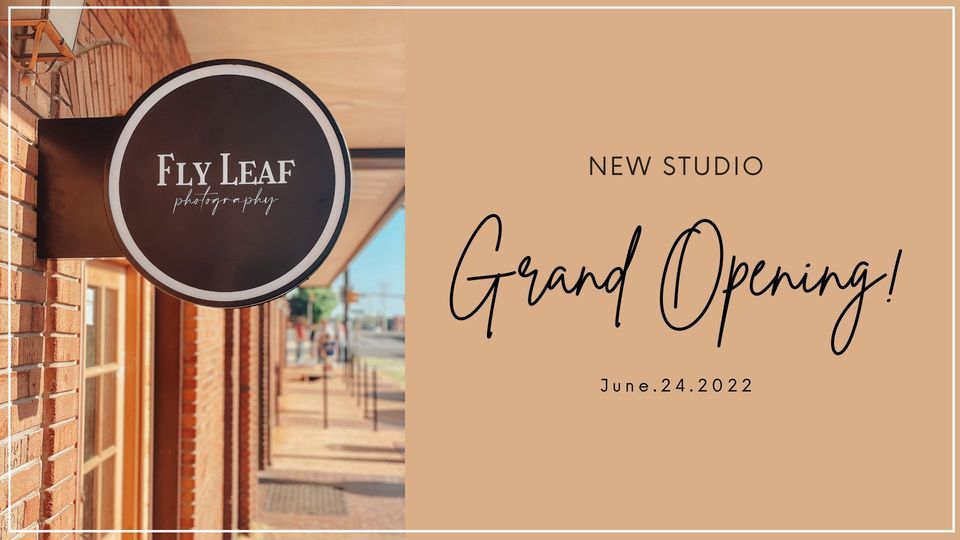 Fly Leaf Photography Studio Grand Opening