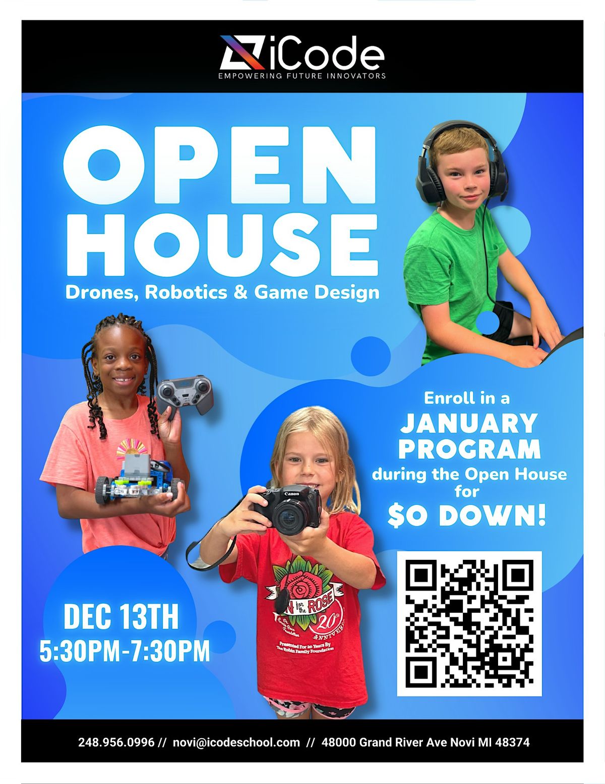 Coding for Kids - iCode Open House!