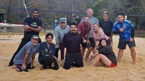 B+ (mid-Intermediate) level sand volleyball