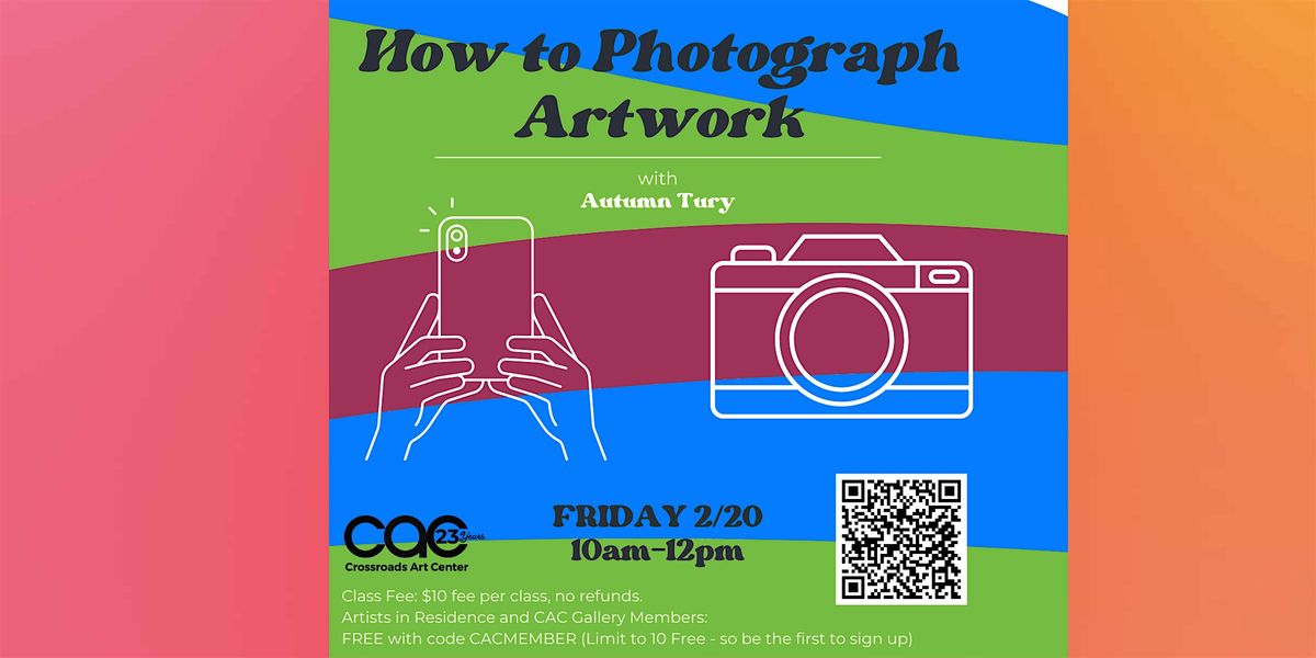 How to Photograph your Artwork
