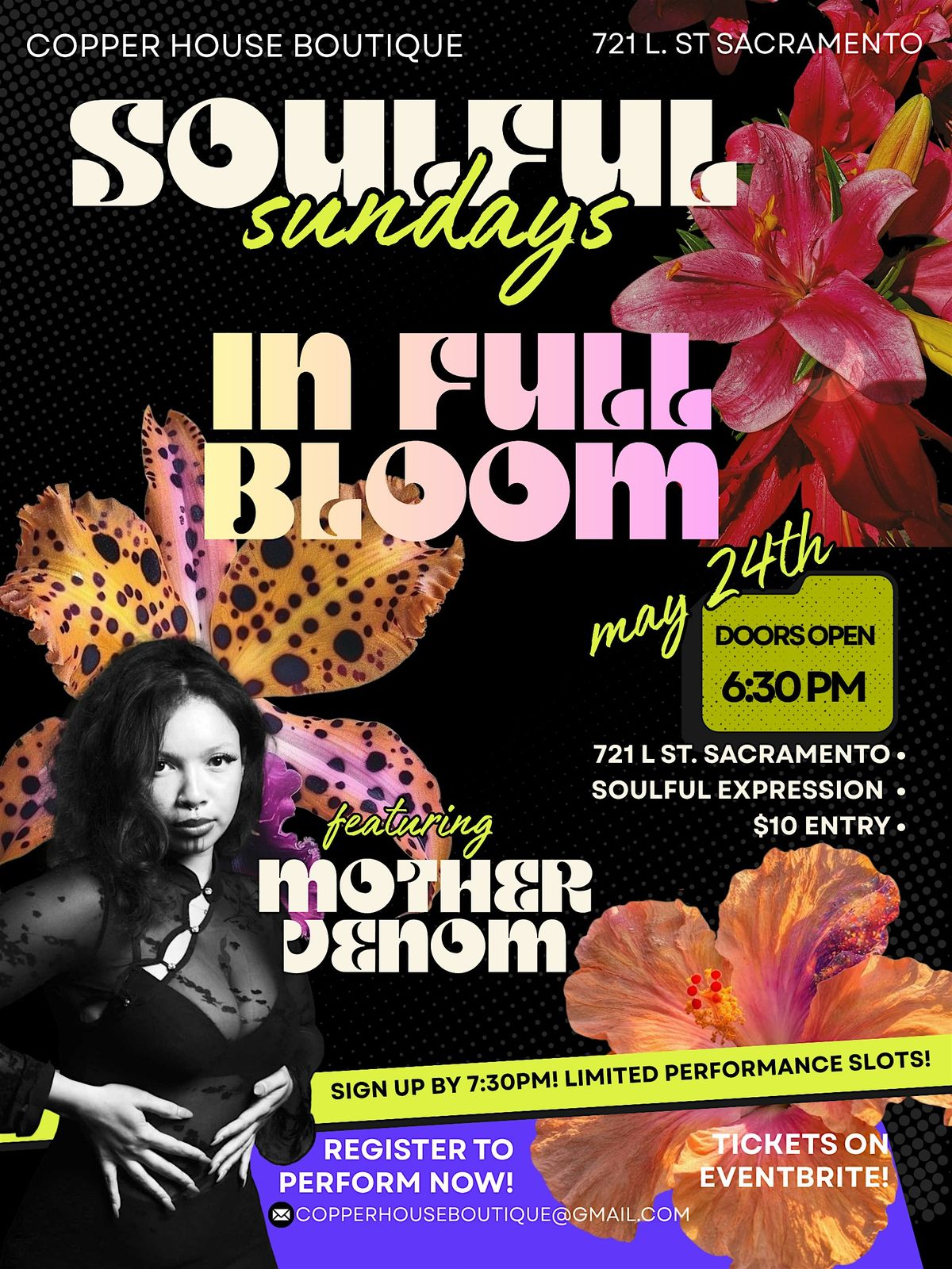 Soulful Sunday 's Open Mic "Full Bloom"
